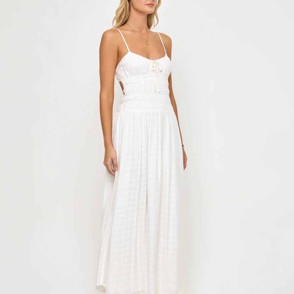 L*Space Tala White Maxi Dress